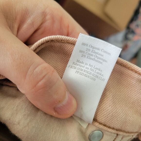 Everlane The Way High Slim Jean in Red Clay Size 30 - Picture 6 of 7